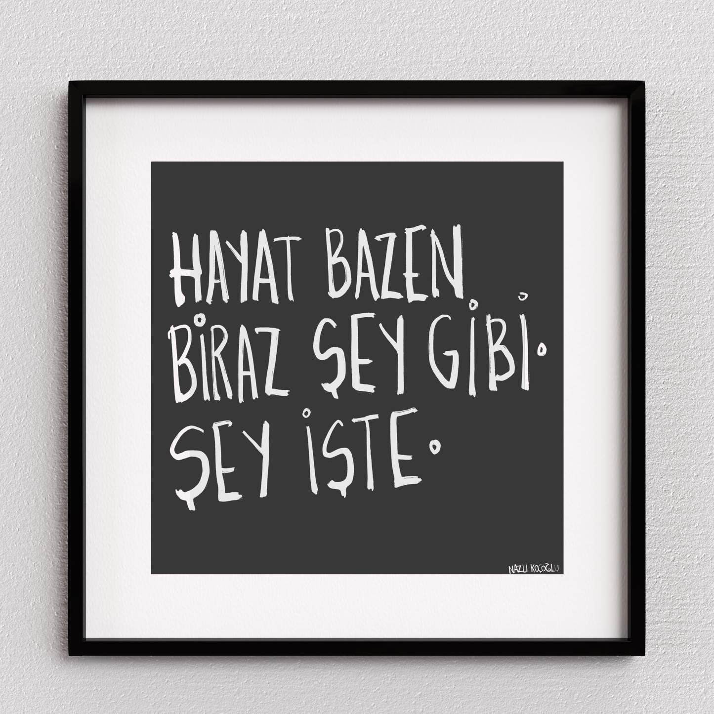 Hayat Bazen Biraz Şey Gibi
