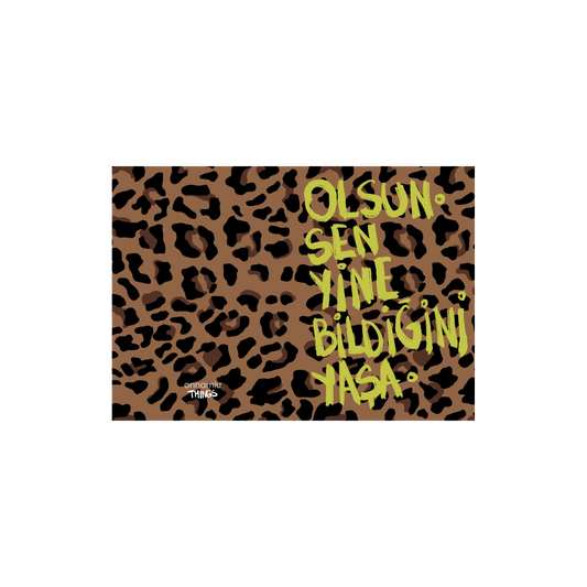 Olsun Sen Yine Bildiğini Yaşa. Defter