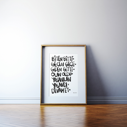 Biten bitti. Devam et.