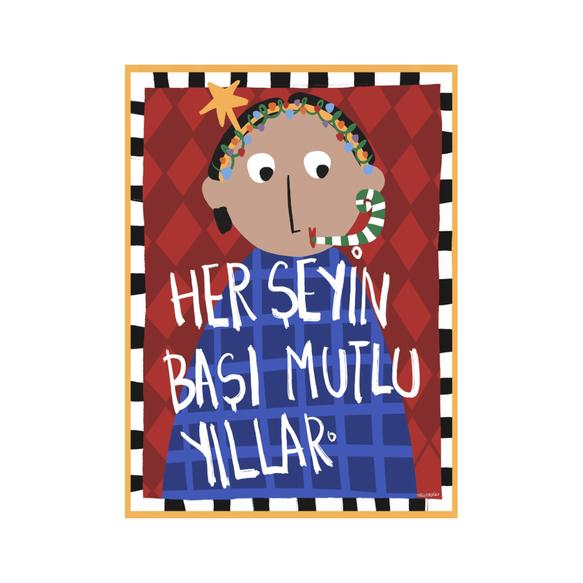 Her Şeyin Başı Mutlu Yıllar. 2li Kart