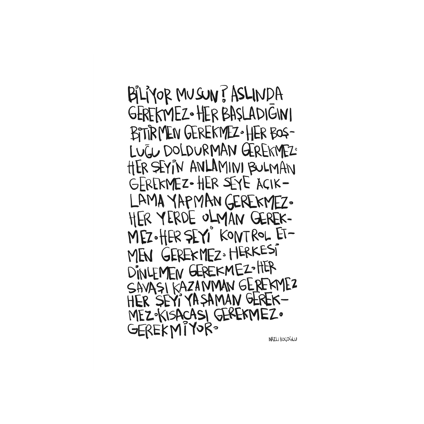 Biliyor musun?