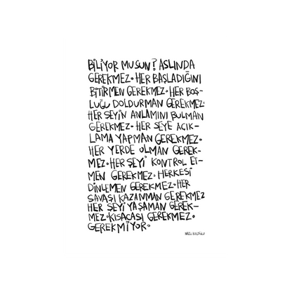 Biliyor musun?