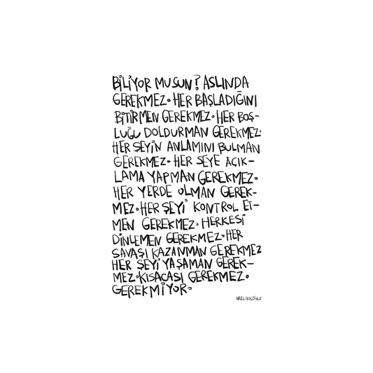 Biliyor musun?