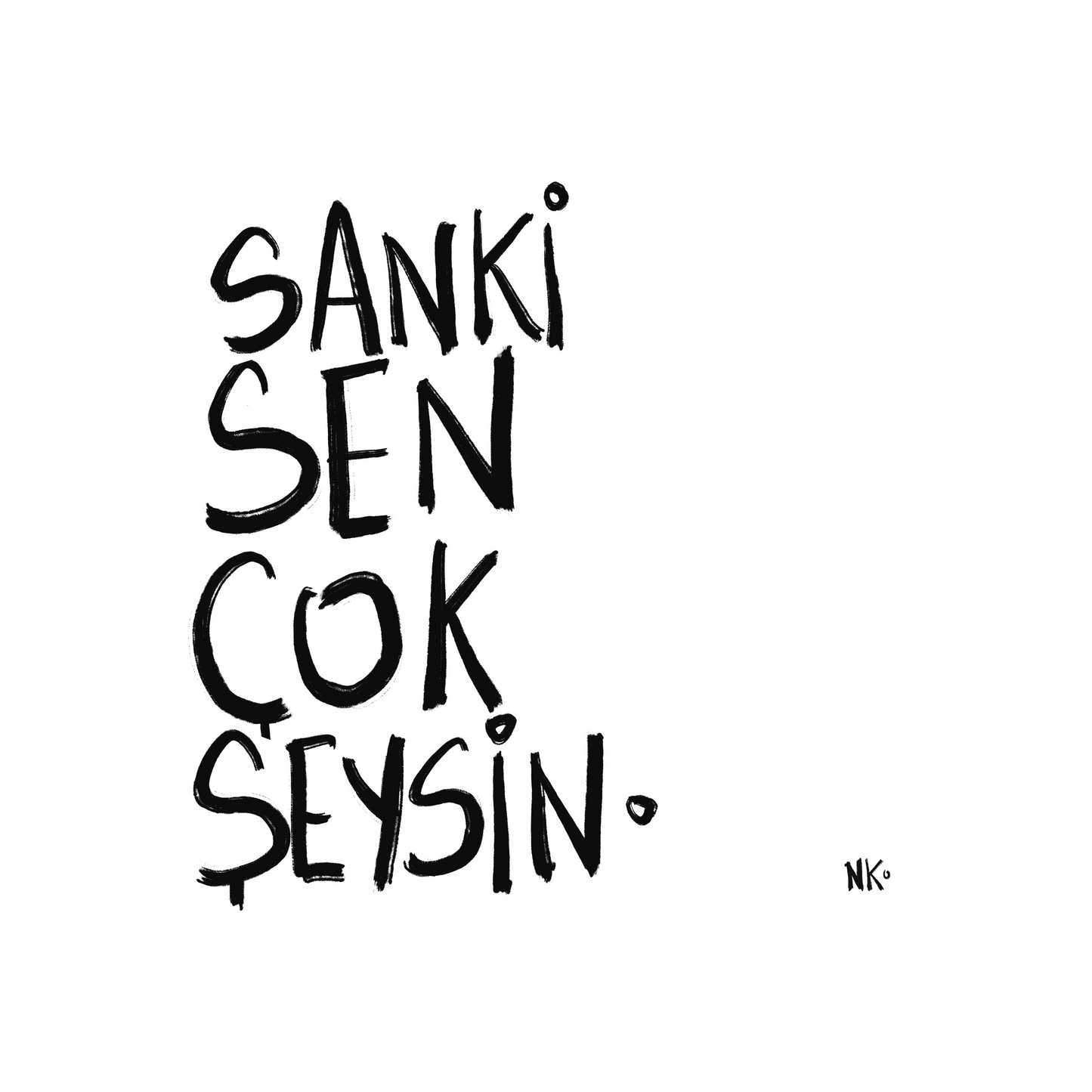 Sanki Sen Çok Şeysin