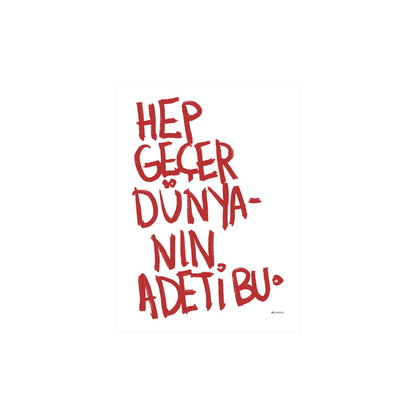 Hayatın Adeti Bu