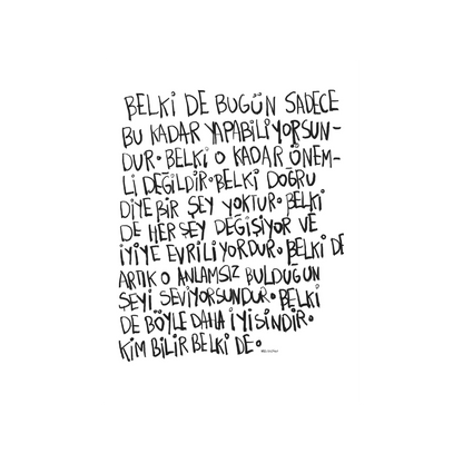 Belki de