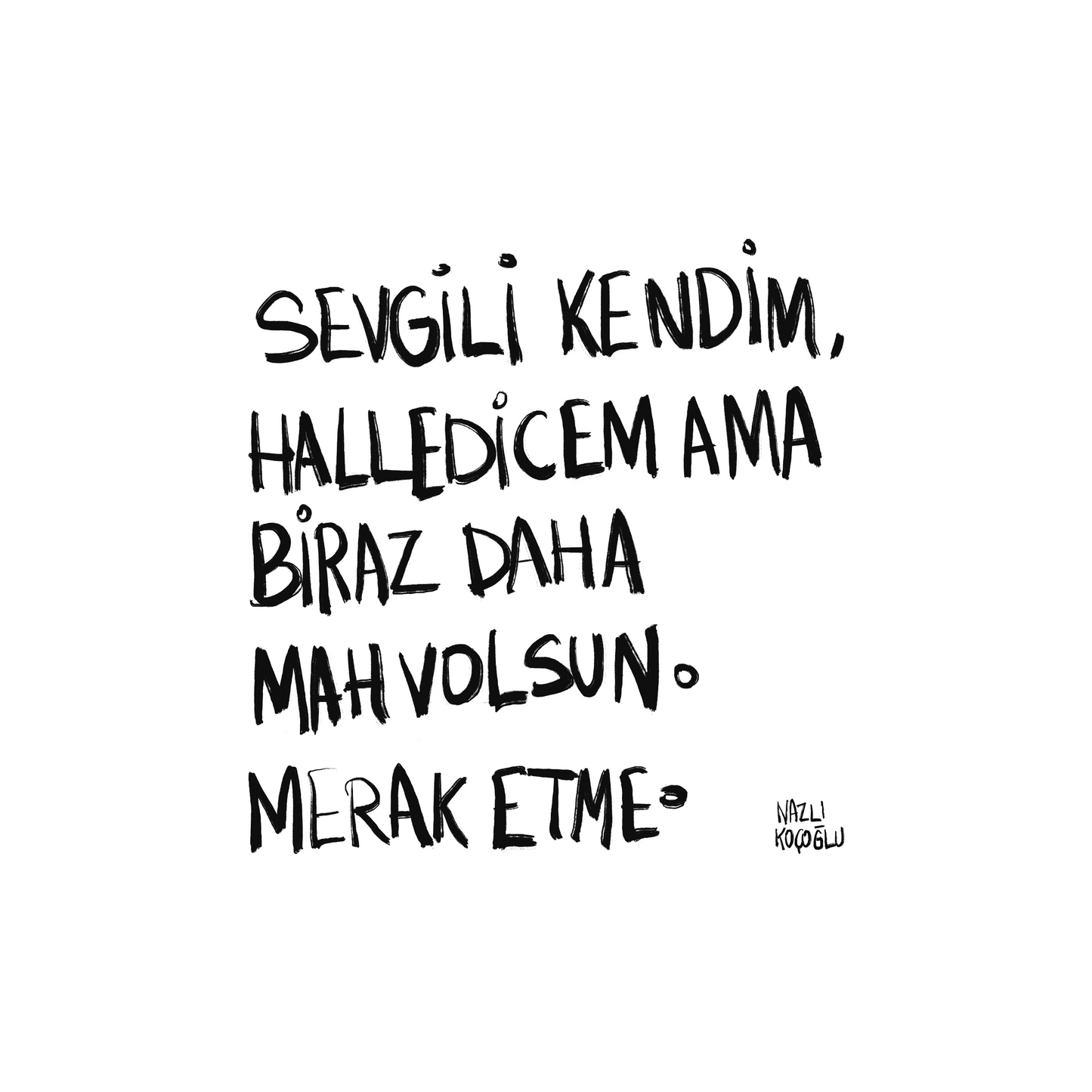 Sevgili Kendim Halledicem