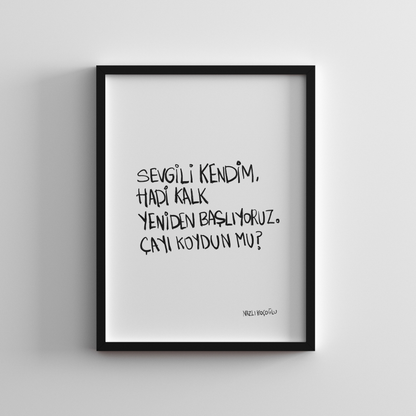 Sevgili Kendim Yeniden Başlıyoruz 21x30