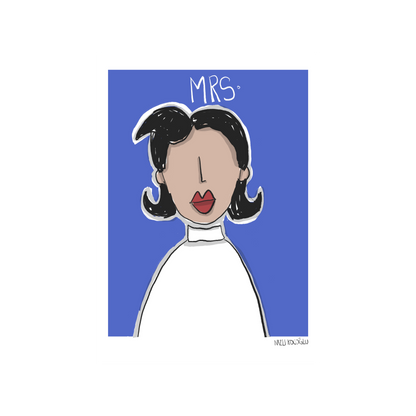 Mrs. 21x30