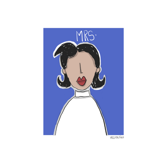 Mrs. 21x30