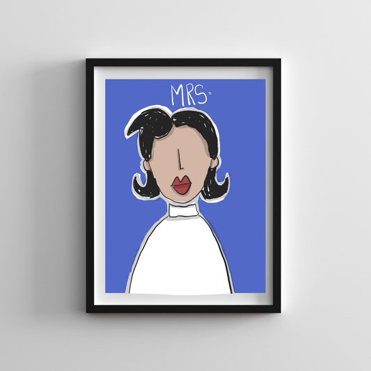 Mrs. 21x30