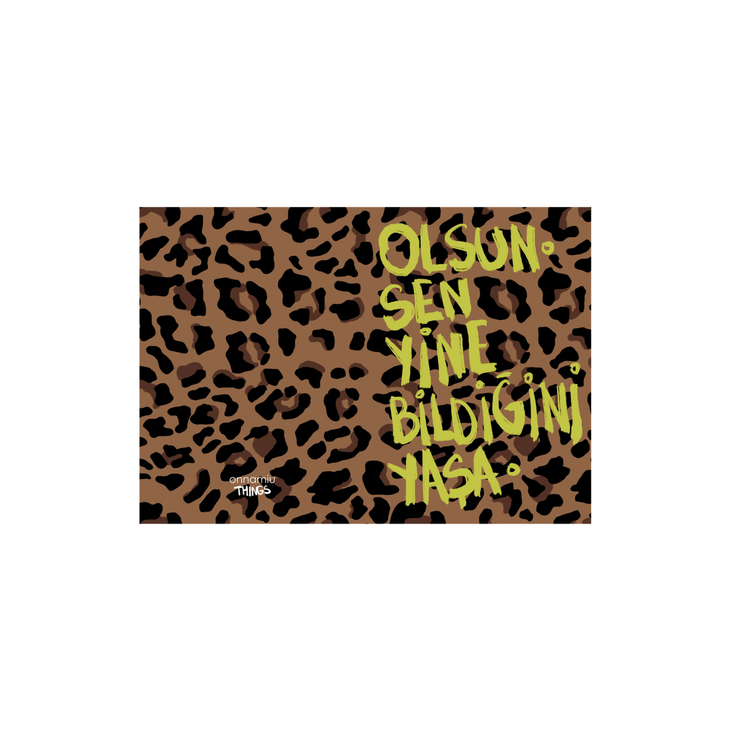 Olsun Sen Yine Bildiğini Yaşa. Defter