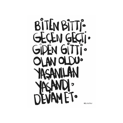 Biten bitti. Devam et.