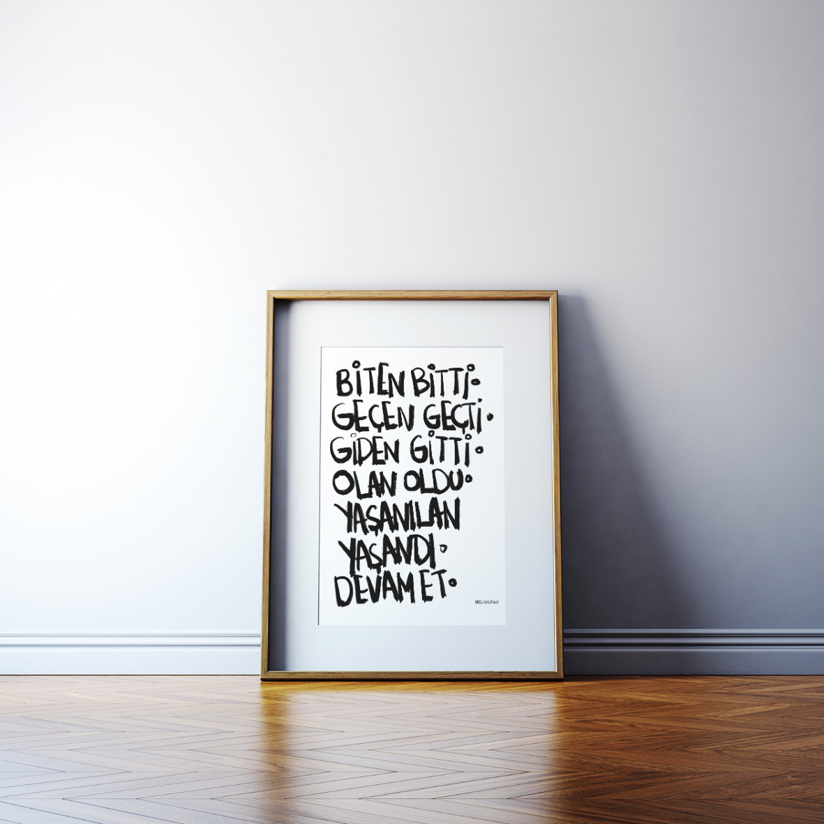 Biten bitti. Devam et.