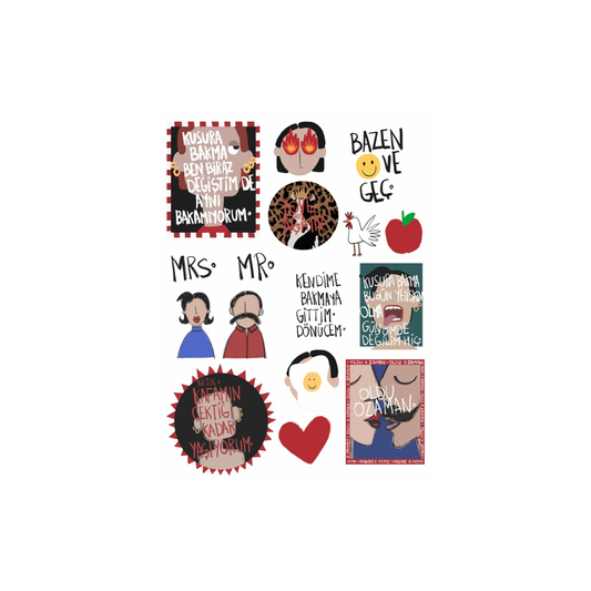 3lü Mix Sticker