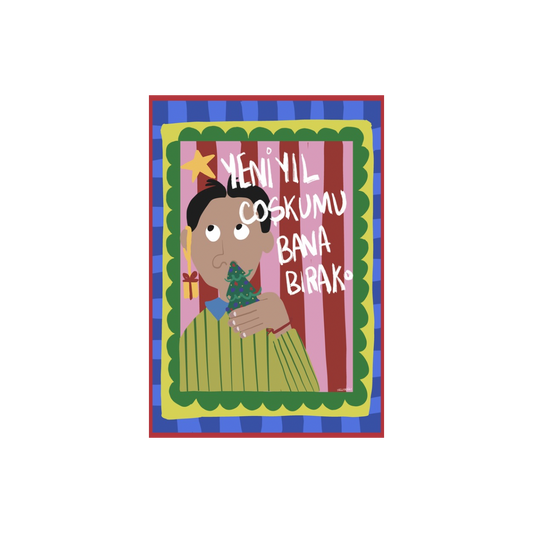 Yılbaşı Coşkumu Bana Bırak. 3Lü Kart