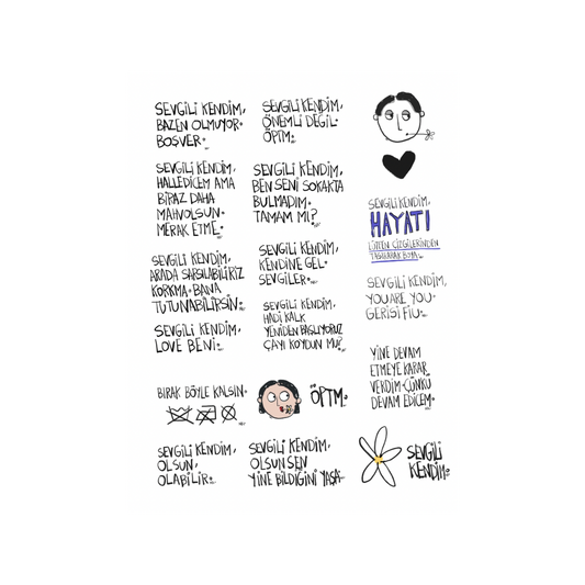 Sevgili Kendim3 Tekli Sticker