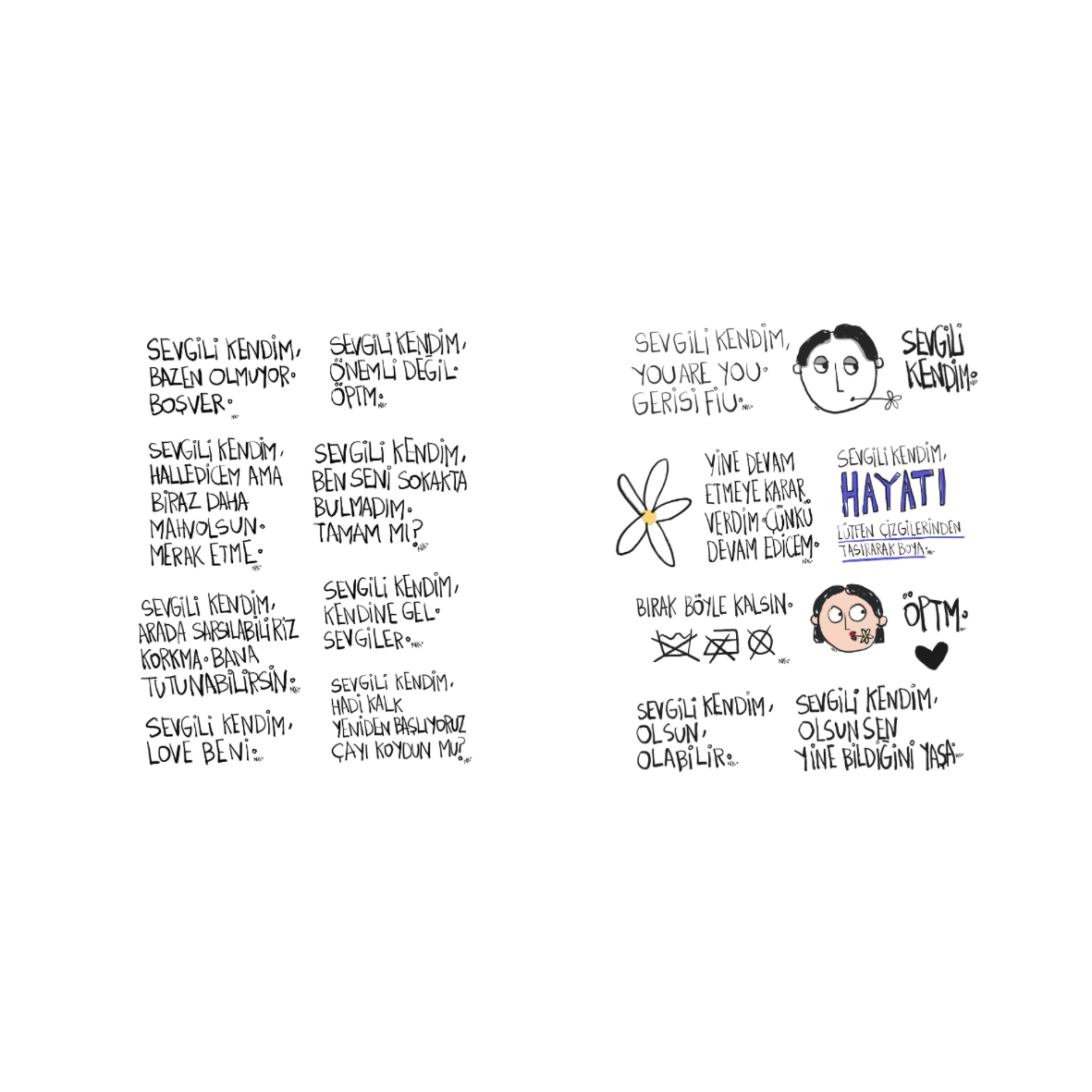 2li Sevgili Kendim Sticker